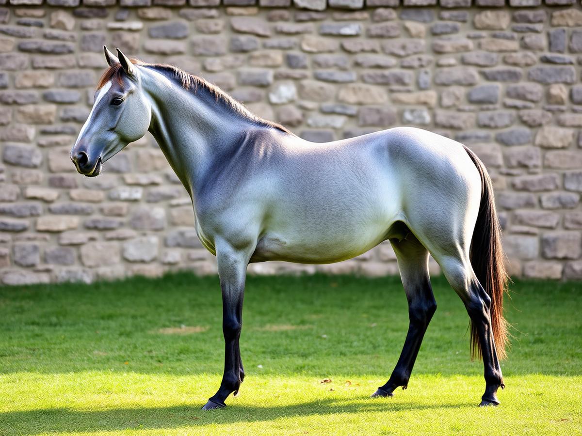 Glenmore Quartz, 6-year-old Grey Irish Sport Horse